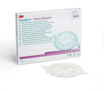3M™ Tegaderm™ High Performance Adhesive with Border Foam Dressing, 5½ x 5½ Inch for Heels