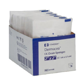 Dermacea™ I.V. Dressing, 2 x 2 Inch, 6-Ply