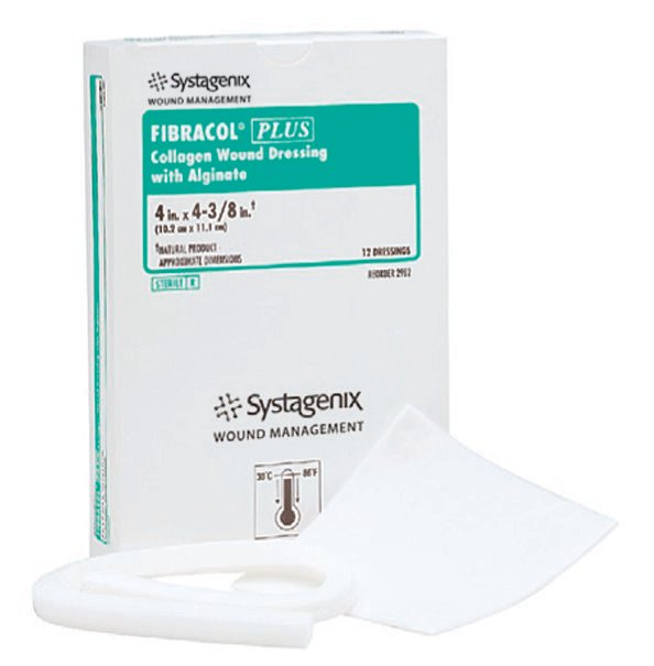 Systagenix Fibracol™ Plus Collagen/Alginate Dressing, 2 x 2 Inch, 1/EA