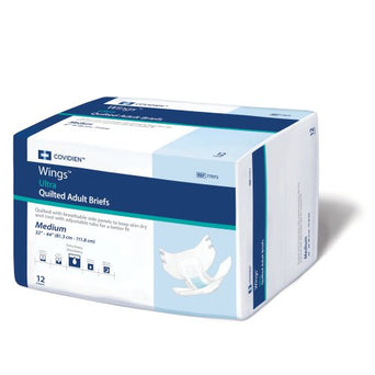 Wings™ Ultra Quilted Extra Heavy Absorbency Incontinence Brief, Medium