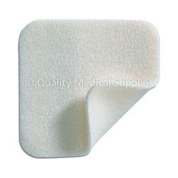 Mepilex® Silicone Adhesive without Border Silicone Foam Dressing, 4 x 4 Inch