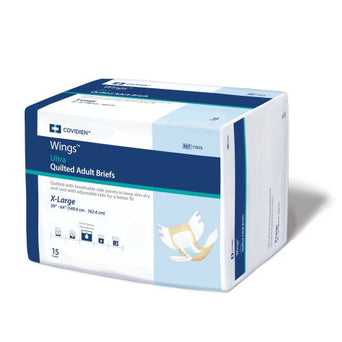 Wings™ Ultra Quilted Extra Heavy Absorbency Incontinence Brief, Extra Large